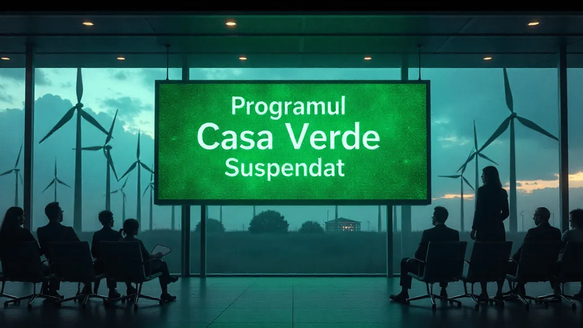 Programul Casa Verde suspendat: ce se întâmplă cu cererile depuse