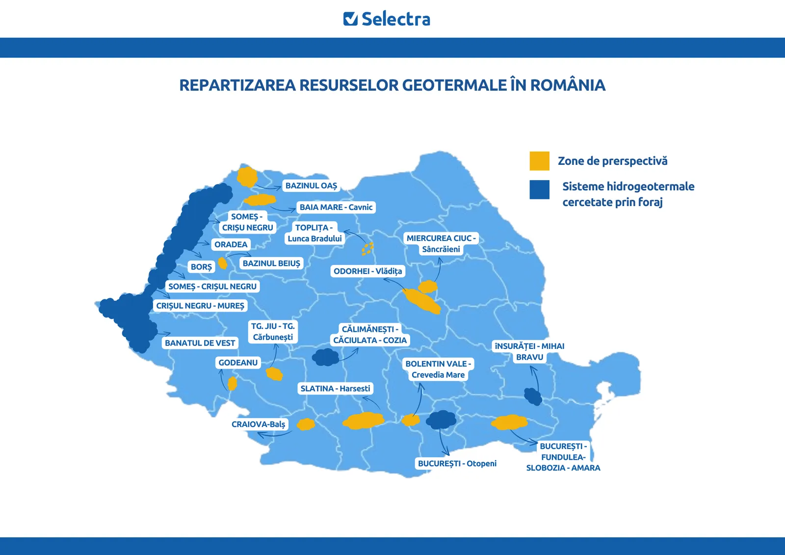Harta resurselor geotermale ale României